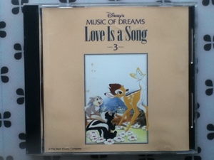 CD ディズニーのミュージックオブドリームス「愛のうたごえ」