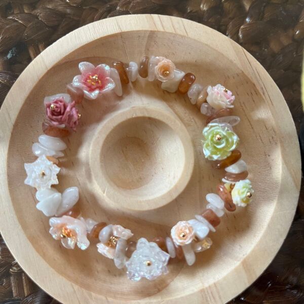 diyjojoソニエルのお花シリーズ ビーズ ハンドメイド