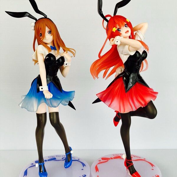 五等分の花嫁 中野三玖 中野五月 フィギュア バニー 初期カラー 2体セット Trio−Try−iT Figure