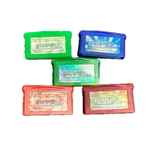 Nintendo GBA ポケットモンスター エメラルド ルビー サファイア ファイアレッド リーフグリーン カセットのみ