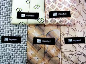 # prompt decision sale #J0276# 5 pcs set all *[ Miyake one raw ] Issey Miyake. necktie 