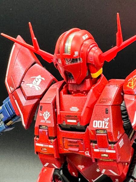 ガンプラ完成品 シャア専用 MSN-02 ジオング (1/144スケール RG 34 機動戦士ガンダム(ファースト)赤色