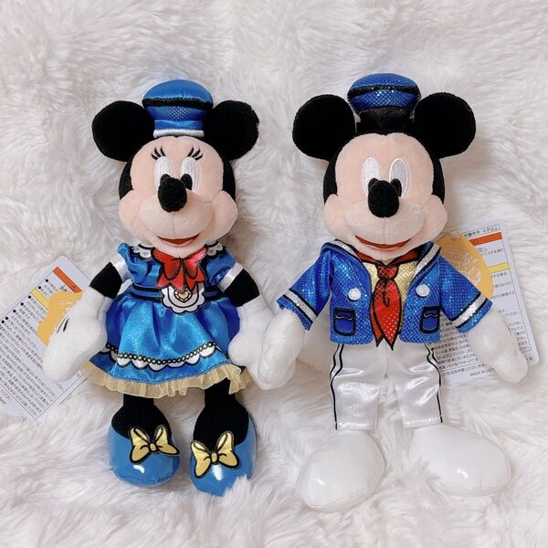 ディズニー ドナルド パルパルーザ ミッキー ミニー ぬいぐるみバッジ 2点