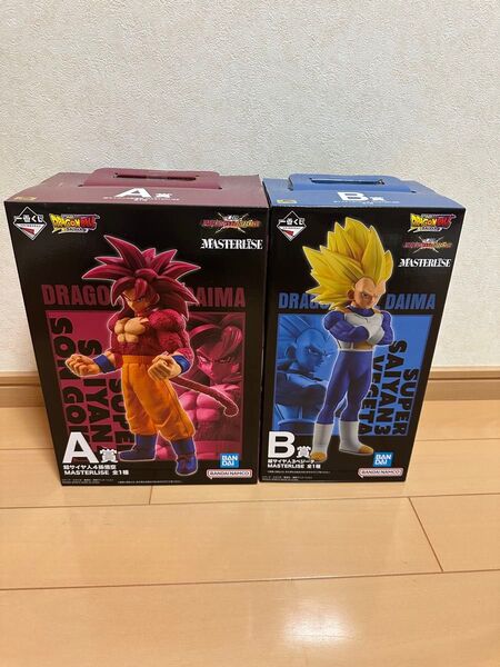 一番くじ ドラゴンボール オムニバス CROSS A賞 孫 悟空 B賞 ベジータ