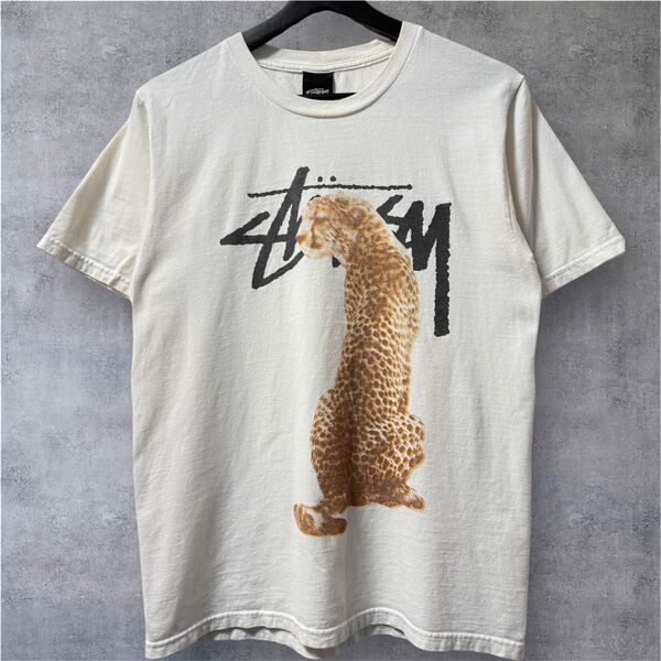 00s メキシコ製 STUSSY レオパード Tシャツ S アーカイブ