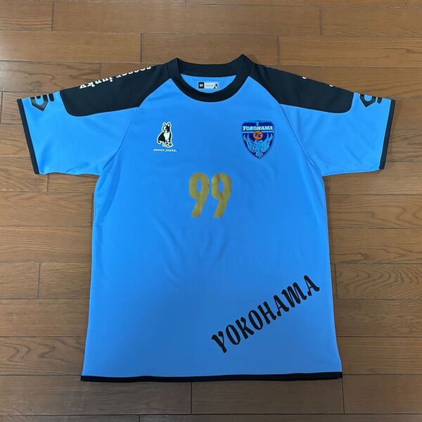 横浜FC オリジナル ユニフォーム Mサイズ 99 フリ丸 soccerjunky サッカージャンキー