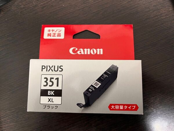 未使用 送料無料 canon 純正 インクカートリッジ BCI-351XL BK ブラック 黒 大容量 キャノン【訳あり】