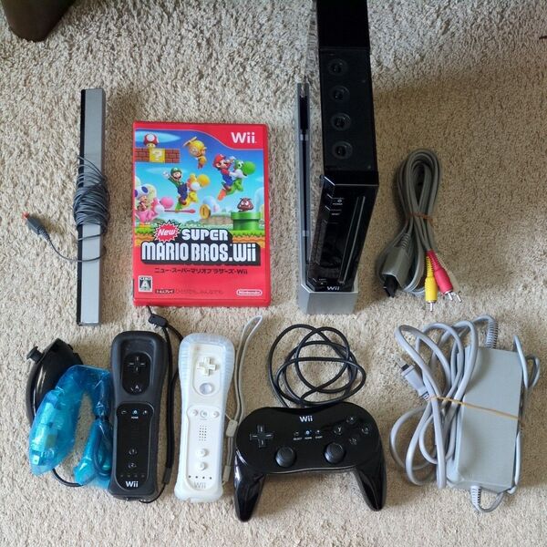 Wii 本体一式 ブラック