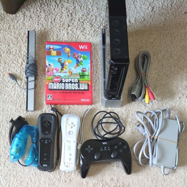 Wii 本体一式 ブラック