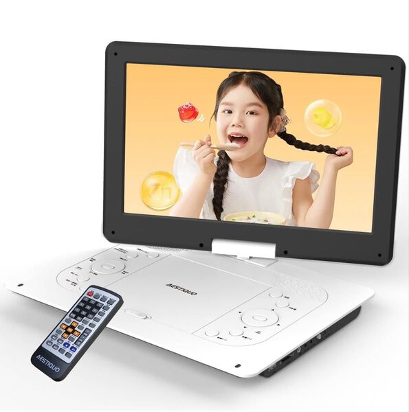 新品未使用 aestiquo ポータブルDVDプレーヤー 14インチ