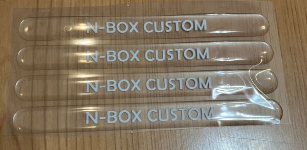 N-BOX用 ドアハンドルプロテクターひっかき 傷隠し シール クリア ステッカー 保護カーアクセサリー 外装 4枚セット簡単取付