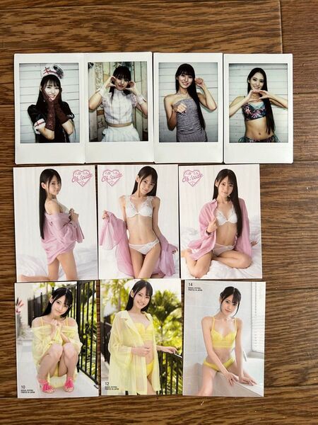 【美品】八掛うみ チェキ4枚 おまけトレーディングカード6枚