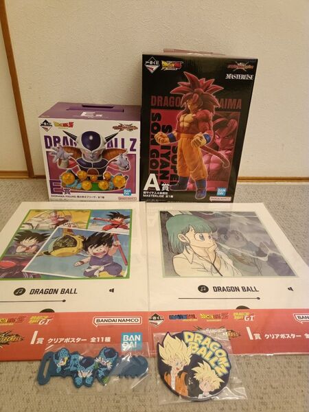 ドラゴンボール 一番くじ A賞孫悟空 Eフリーザ+おまけ達!!