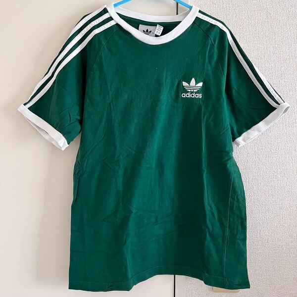 adidas ショートスリーブ Tシャツ 半袖 M アディダス
