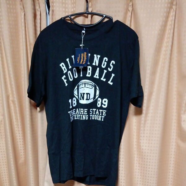 Republic Standard メンズ フットボール Tシャツ 黒 新品 未使用 タグ付き L サイズ 綿100%