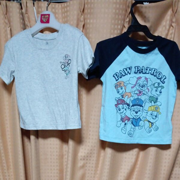 ベビーGAP 、パウパトロール コラボ 半袖 Tシャツ 2枚セット 95、100cm バラ売り可能 クーポンでお得に