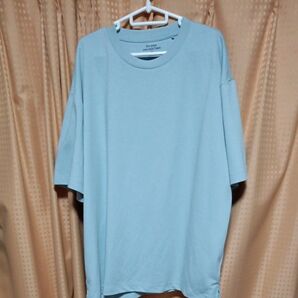 メンズ GU ドライTシャツ 水色 XLサイズ クーポンでお得にどうぞ