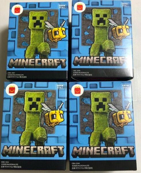 マクドナルド ハッピーセット マインクラフト 第一弾 全4種 マイクラ