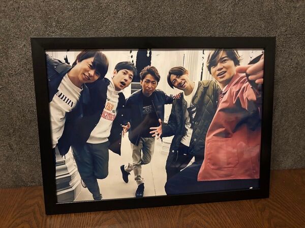 嵐 ポスターA4額 解散松本潤 相葉雅紀 大野智 櫻井翔 二宮和也 AD3