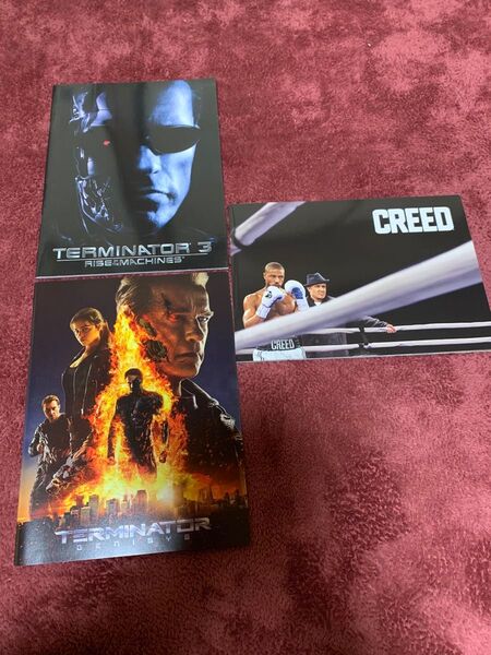 ターミネーター映画、CREED映画まとめ3冊セット 映画関連アーノルド.シュワルツェネッガー