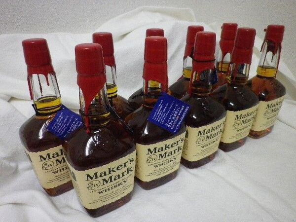 送料無料 Maker's Mark メーカーズマーク レッドトップ 700ml 45% 10本セット 箱なし 合計7000ml