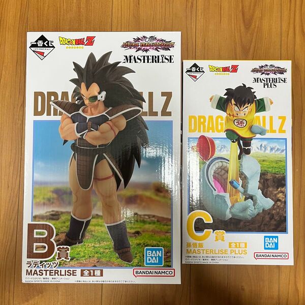 一番くじ ドラゴンボール VSオムニバスアメイジング B賞 ラディッツ C賞 孫悟飯 MASTERLISE PLUS 2体セット