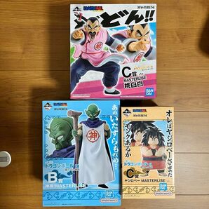 一番くじ ドラゴンボール EX 摩訶不思議大冒険 C賞 桃白白 雲の上の神殿 B賞 神様 C賞 ヤジロベー MASTERLISE