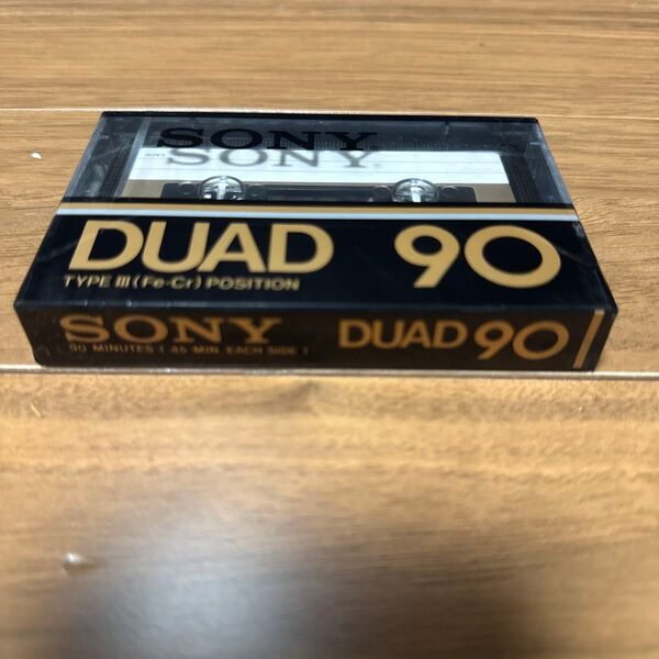 カセットテープ SONY ソニー Fe-Cr DUAD TYPEⅢ 90