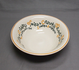  Novelty [ mistake doFITCH soup bowl ]USA Fitch Mister Donut Western-style tableware little gift 