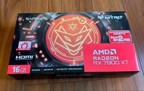 SAPPHIRE NITRO+ RADEON RX 7800 XT 16GB
