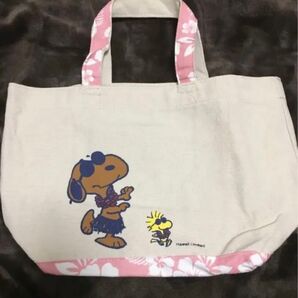 SNOOPY 日焼けスヌーピー ハワイ限定 ミニトートバッグ