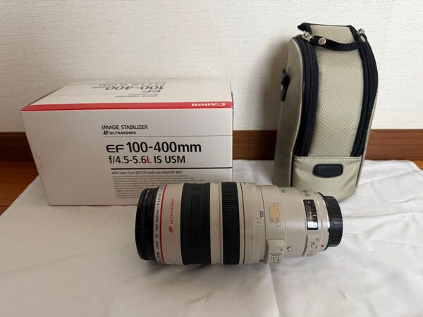 女性オーナー 美品 Canon キャノン EF 100-400mm F4.5-5.6 L IS USM ズームレンズ 箱ケース付