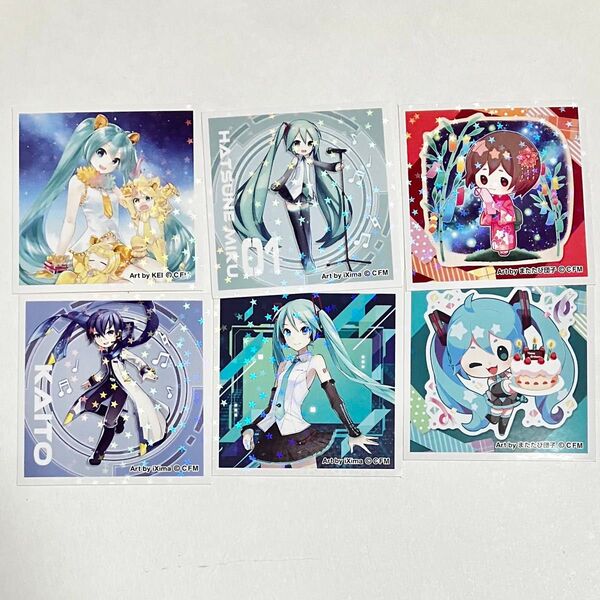 初音ミク 鏡音リン 鏡音レン MEIKO KAITO ステッカー シール