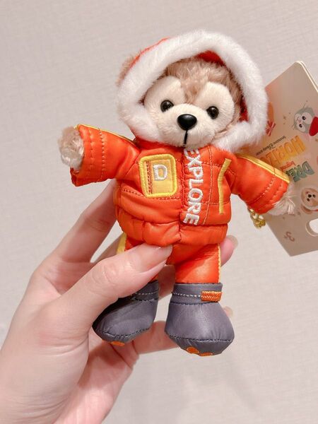 ダッフィー ぬいぐるみバッジ ディズニー 上海ディズニー限定 日本未発売 ディズニーシー ぬいぐるみ キーチェーン
