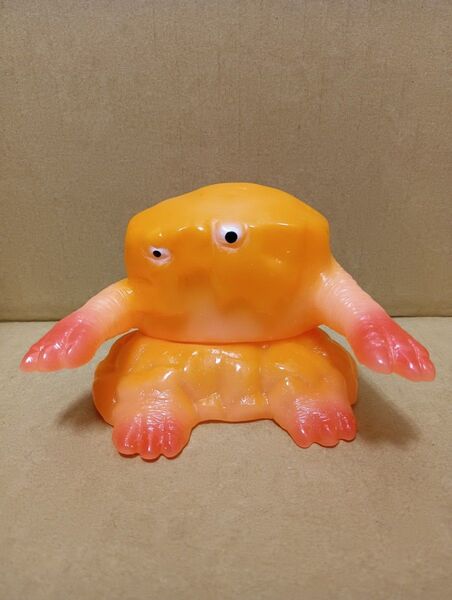 フドウタキング オレンジ蓄光 磐梯西村屋 ソフビ 怪獣
