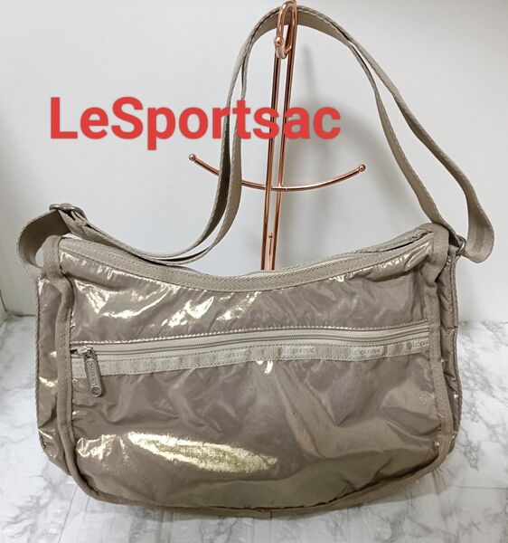 LeSportsac レスポートサック ショルダーバッグ ゴールド
