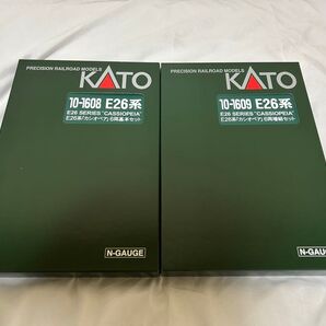Nゲージ KATO 10-1608 10-1609 E26系「カシオペア」6両基本+6両増結 12両セット 室内灯付