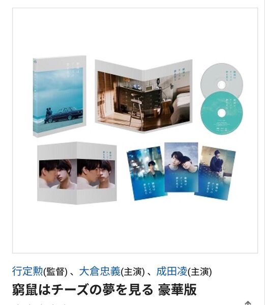 窮鼠はチーズの夢を見る 豪華版DVD 美品 大倉忠義 成田凌 さとうほなみ 映画 行定監督 ラブストーリー 水城せとな