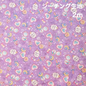 クラシカルモダン マジカルハート シーチング生地 2m はぎれ