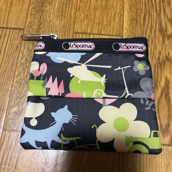 レスポートサック ティッシュケース付きポーチ トムキャット