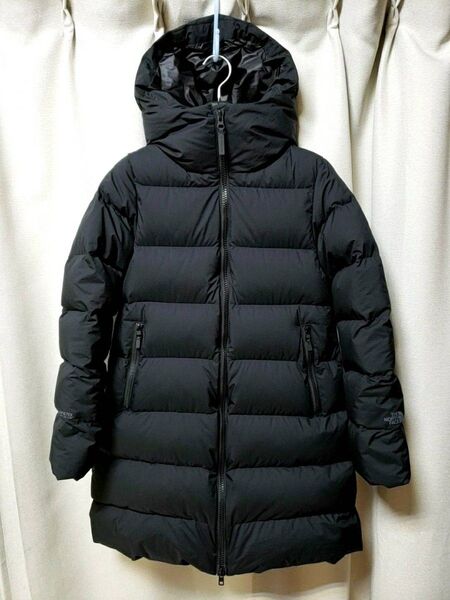 THE NORTH FACE ノースフェイス ウィンドストッパーダウンシェルコート レディースS ブラック NDW91964