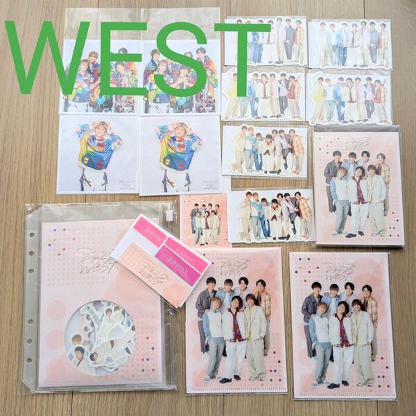 ジャニーズWEST2021 神山智洋フレークシール メモ帳 ミニクリアファイル ましかくフォト