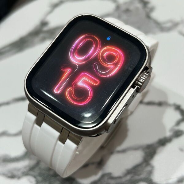 ケース付き白銀【絶対最安】Apple Watch AppleWatch アップルウォッチ ベルト バンド カバー ケース