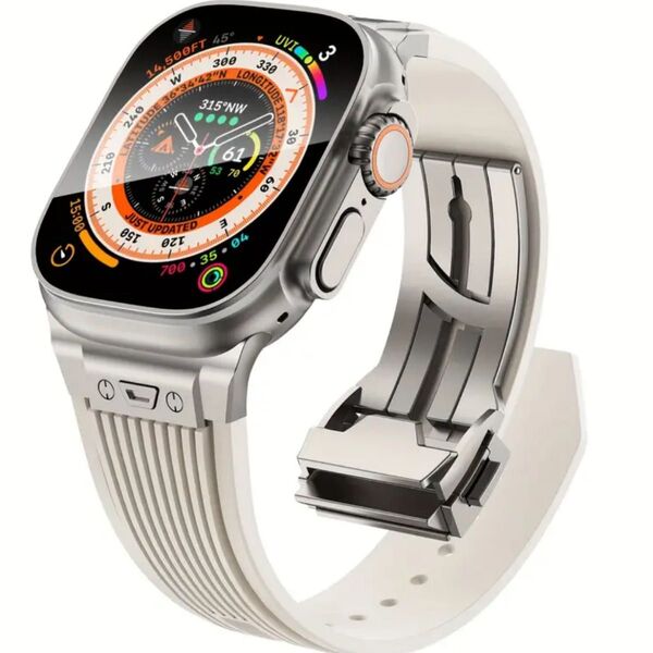 【絶対最安】高級星銀バックル Apple Watch AppleWatch アップルウォッチ ベルト バンド カバー ケース