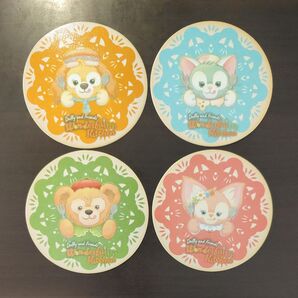 ディズニー ダッフィー&フレンズ ワンダフルキッチン コースター 4枚コンプリートセット