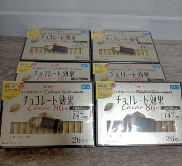 meiji チョコレート効果 Cacao 86% 26枚入り 6箱セット 高カカオチョコレート