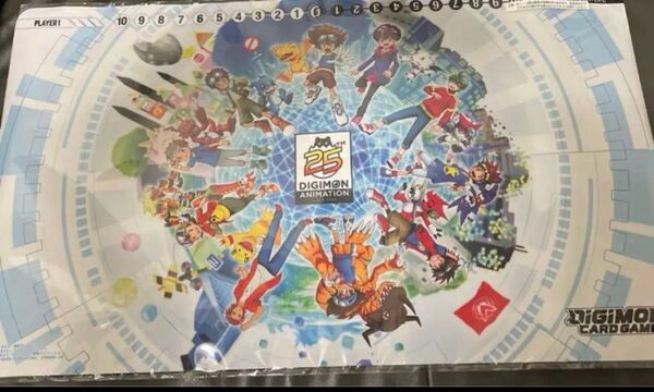 デジモンカード デジカ digimon cardプレイマット 25th 25周年記念 プレミアムバンダイ