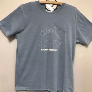 ポケモン ポケットモンスター Tシャツ カビゴン L ブルー