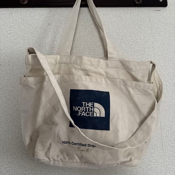 THE NORTH FACE ノースフェイス トートバッグ ホワイト ネイビー 2ウェイ ショルダーバッグ 学校 塾 部活