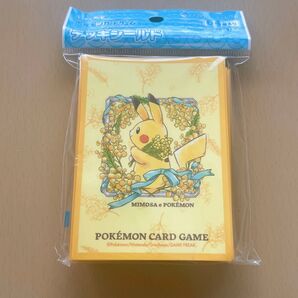 ポケモン カード スリーブ デッキシールド ピカチュウ ミモザ 新品